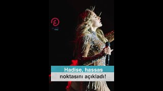 Hadise, Konserde Seyircileriyle Dertleşti