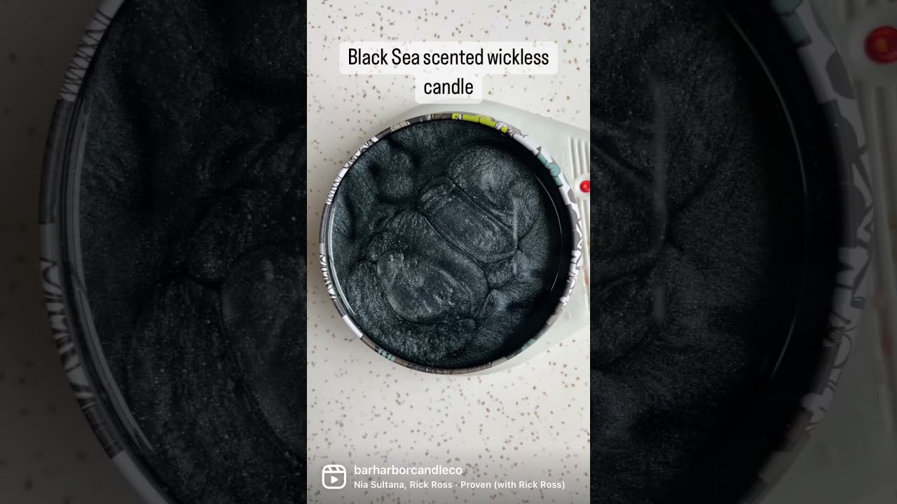 Black Sea Scented Wickless Candle 
