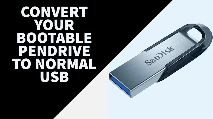 Convert Bootable pendrive to normal pendrive | bootable pendrive ko normal kaise kare