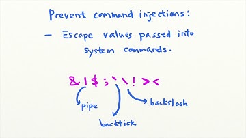 How to Prevent Command Injections