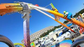 Kirmes Hoch Fahrgeschäft G Force High Energy XXL Racer Volksfest Nürnberg 2019 Onride