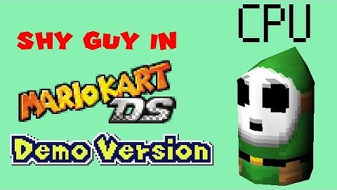 CPU Shy Guy - Action Replay Code | Mario Kart DS - Kiosk Demo (USA)