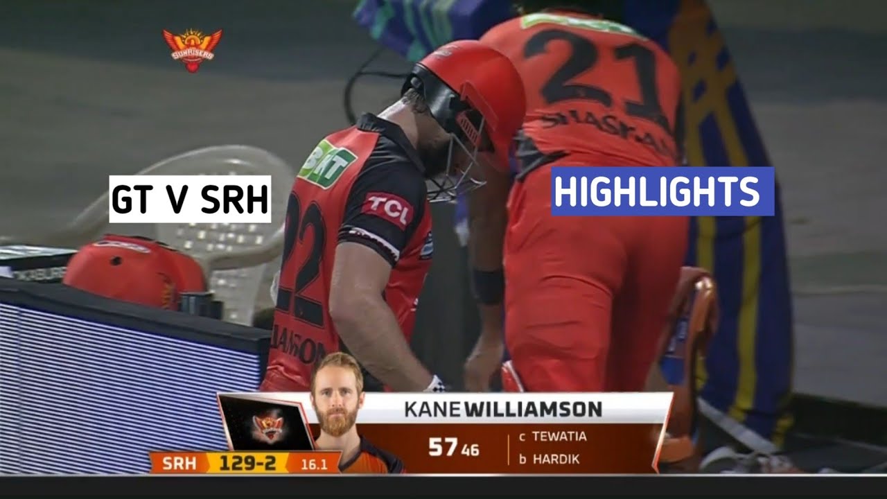 IPL 2022 Highlights GT v SRH Gujarat Titans v Sunrisers Hyderabad Match 21 IPL Highlights GT v SRH