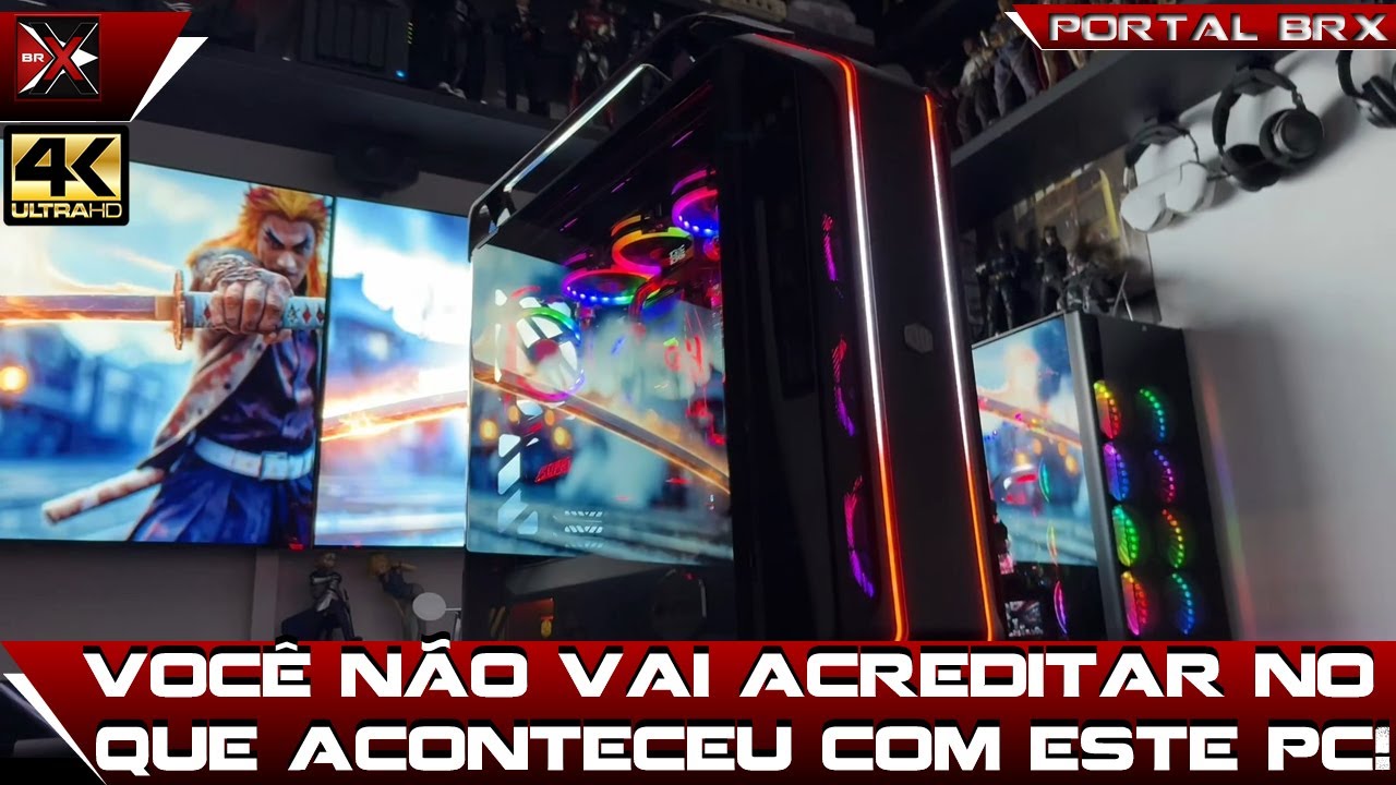 Você não vai acreditar no que aconteceu com este PC! Ryzen 9 + RTX5090 em COSMOS INFINITY
