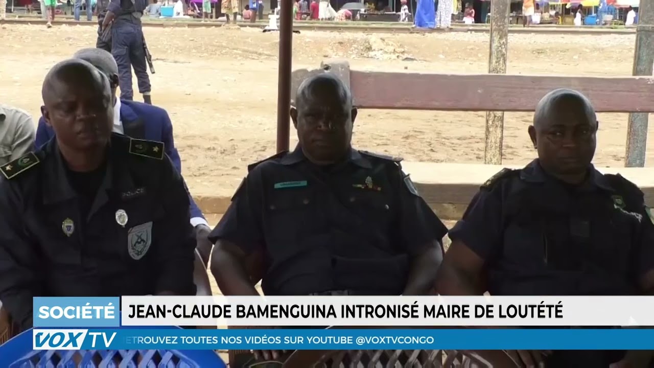 Jean Claude BAMENGUINA intronise maire de loutete