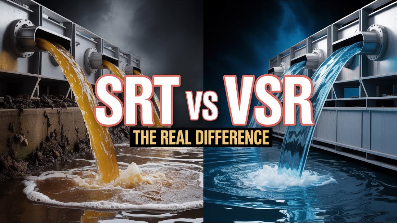 The REAL Difference Between SRT and VSR for Cleaning Water - YouTube