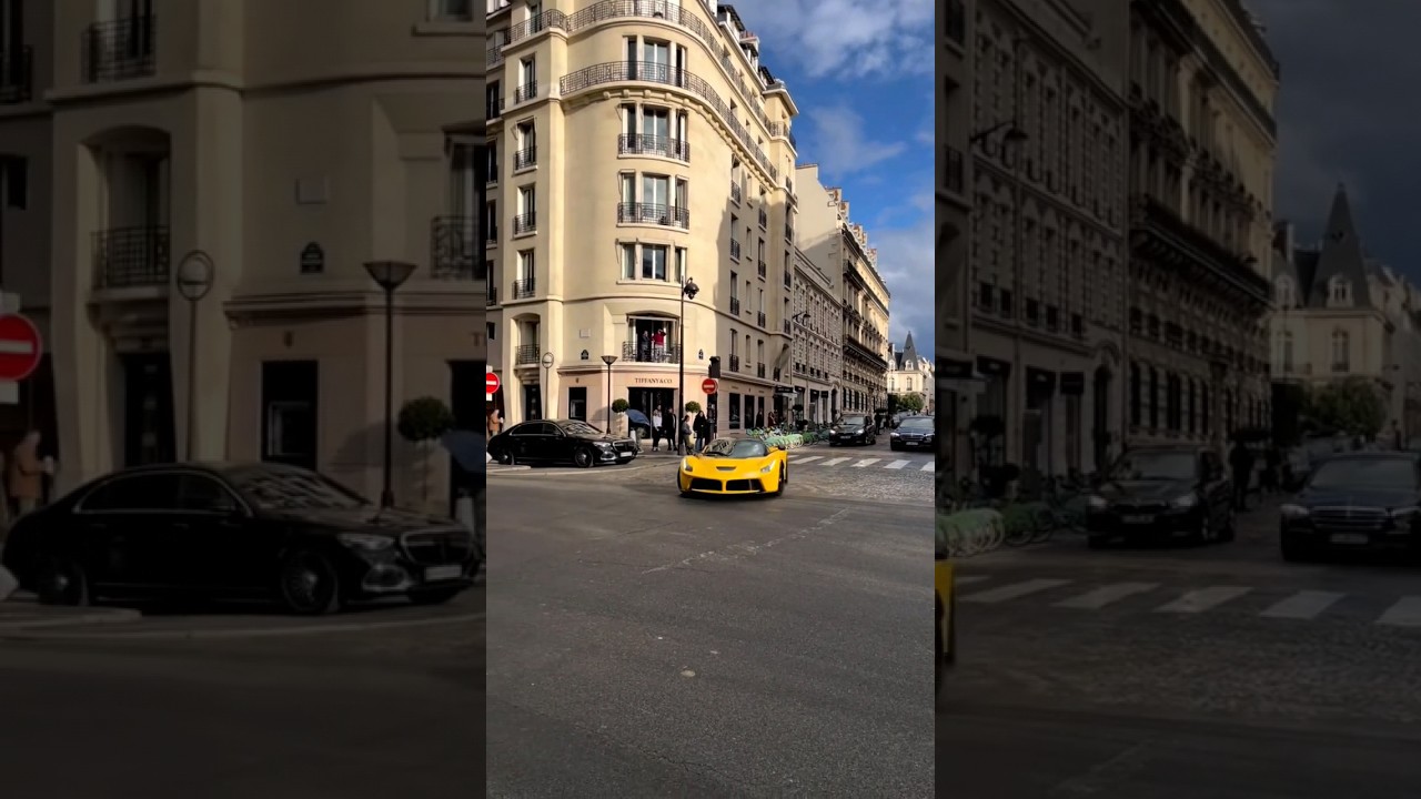 Crazy Laferrari acceleration in Paris😳😮‍💨 