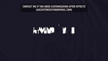 Modern Glitch Titles | After Efects Project Files - Videohive template