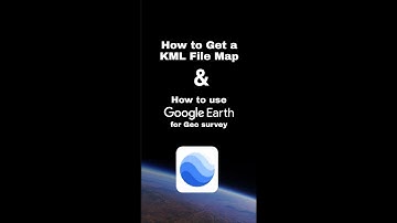 Geosurvey to Google Earth, How to open a map in Google Earth geography practical no.1
