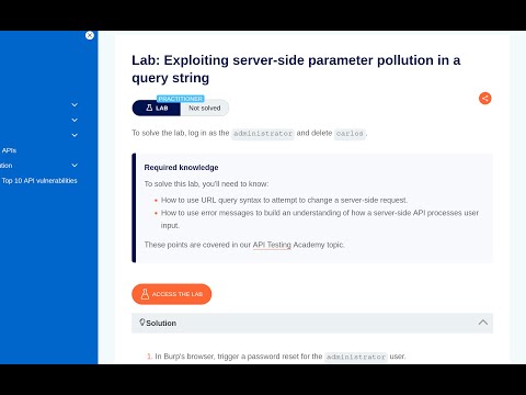 Portswigger: Exploiting server