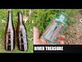 Metal Detecting & Mudlarking The Ohio River - Wheeling Wv Beer Bottles - Nokta Makro Simplex -