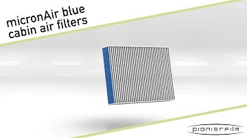 Features of the micronAir blue filter from Freudenberg Filtration Technologies