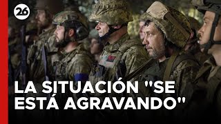 El jefe de las fuerzas armadas ucranianas aseguró que la situación 