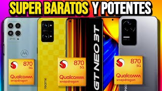 Los 3 Mejores Celulares Baratos con Snapdragon 870 en 2024  SON MUY BUENOS