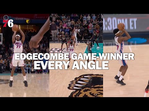 EVERY ANGLE of VJ Edgecombe's Overtime Winner