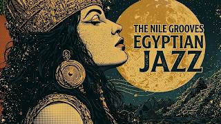 Cairo Midnight Jazz | Egyptian Jazz Rain | Relaxing Desert Rhythms 🌙