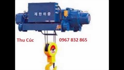 Bán Pa lăng cáp điện 2 tấn 6m, Palang cáp điện Trung