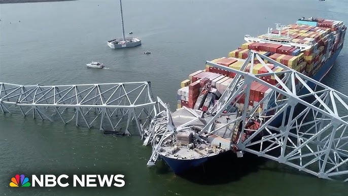 Ntsb Aerial Video Shows Baltimore Bridge After Cargo Ship Crash