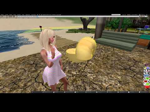 Second Life Building Tutorial - Building a 1 Prim Chair 2018
