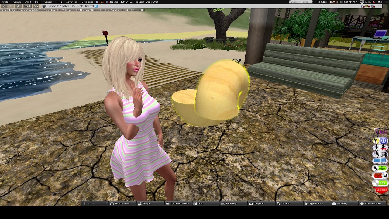 Second Life Building Tutorial - Building a 1 Prim Chair 2018