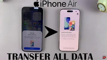 How To Transfer ALL Data From Old iPhone To iPhone Air