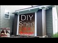 How-To Build A Budget Board and Batten Style Backyard Garden Shed Using OSB and Construction Lumber