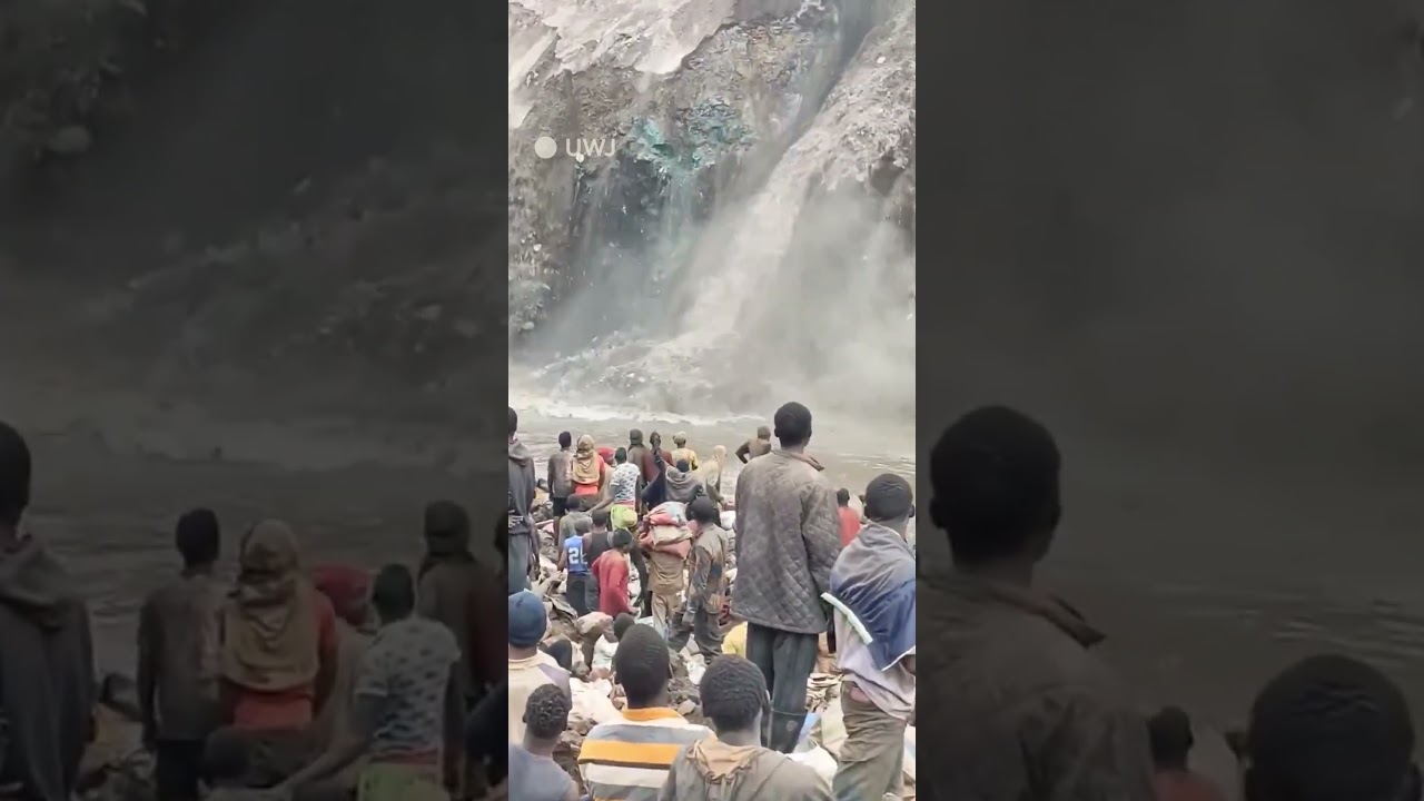 Mountain collapses in DR Congo revealing tonnes of copper