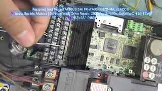 Repaired and Tested Mitsubishi FR-A760-00220-NA Servo Drive, at ACCU