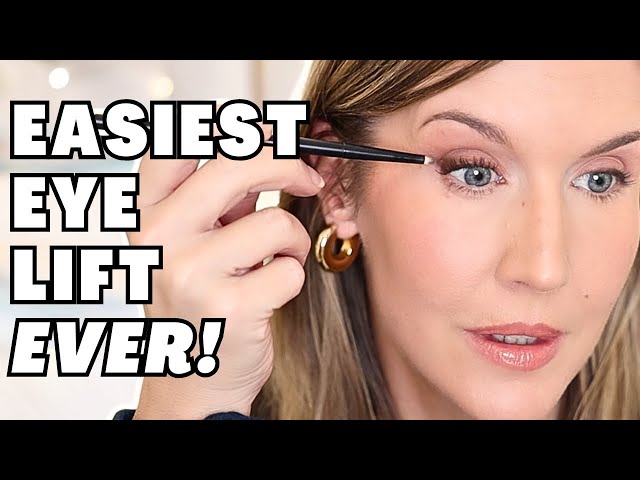 Easiest Eyeliner Ever! Quick Lift for Hooded, Downturned, Aging Eyes