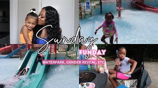 VLOG| Spend The Day With Us| Sunday FUNDAY: Waterpark, Gender Reveal, ETC | Dasia Temia 💕