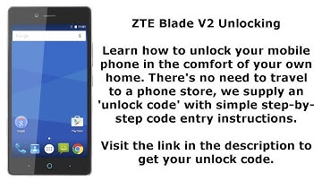 Unlock ZTE Blade V2 - SIM Network Unlock PIN