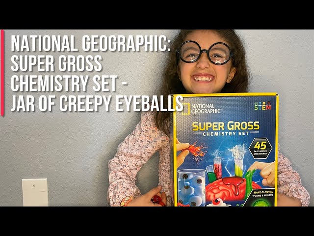 NATIONAL GEOGRAPHIC Super Gross Chemistry Set 45 Science Experiment Jun.16