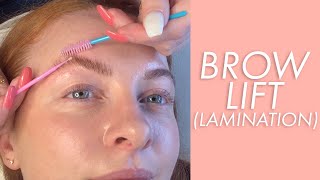 I Tried Brow Lamination in Los Angeles!