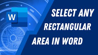 Celebrity How to Select Any Rectangular Area in Word Wealth