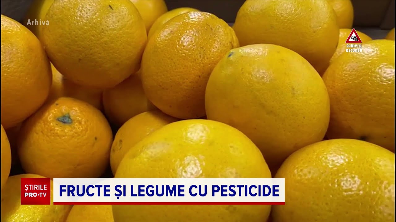 Record în România de fructe și legume cu pesticide peste limita admisă, în 2021
