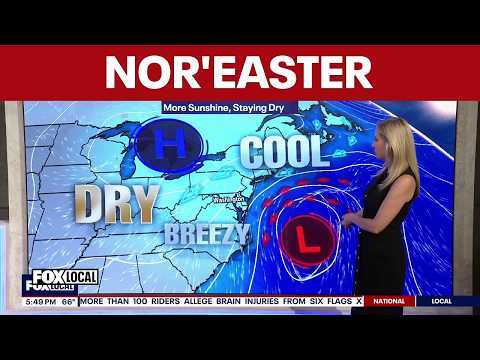 DMV weather: Breezy, cool Friday ahead as Nor-easter impacts the coast