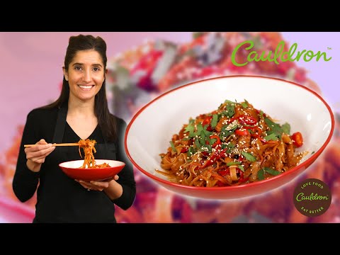 Easy Chili Cauldron Tofu Noodles Recipe With Tara