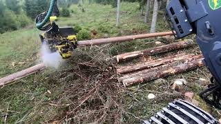 John Deere 1270G working in the forests of Sweden. Part 2