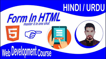 HTML TUTORIAL: Forms & Input Tags | How to create Form in HTML | Web Development Course #16