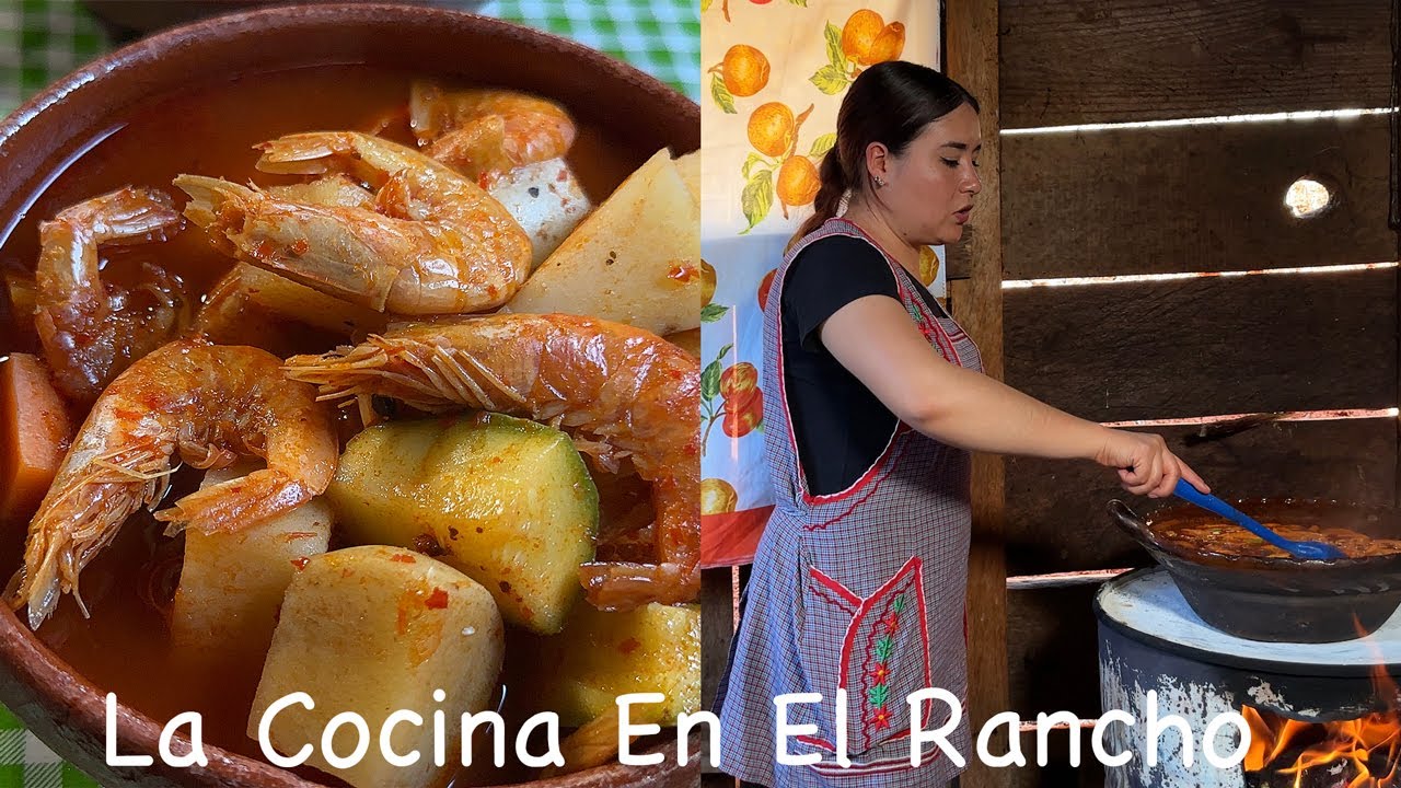El Caldo De Camarón Más Sabroso y Rápido La Cocina En El Rancho