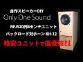 自作スピーカー NFJ格安520円８センチフルレンジ バックロード対ホーンKH-12　DIY Loudspeaker 3inch full-range unit Mini Back Load horn