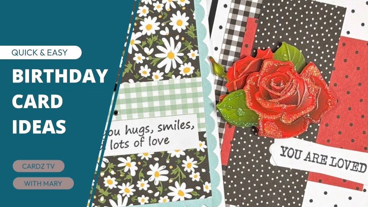 КАК БЫСТРО И ЛЕГКО СДЕЛАТЬ КРАСОЧНЫЕ ПОЗДРАВИТЕЛЬНЫЕ ОТКРЫТКИ НА ДЕНЬ РОЖДЕНИЯ!