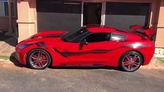 Rapid Prototyping new Spoiler Wing Tips for my C7