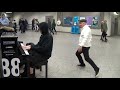 Duelling Pianos In A London  Station