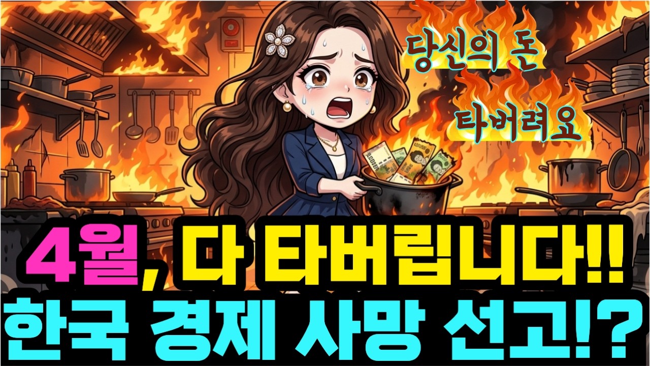 2026년 4월, 대한민국 경제 '사망' 확정: 부자들은 이미 1300조 들고 떠났습니다!!