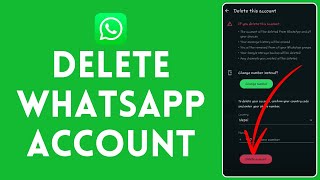 How to Delete WhatsApp Account 2024 | Remove WhatsApp Account