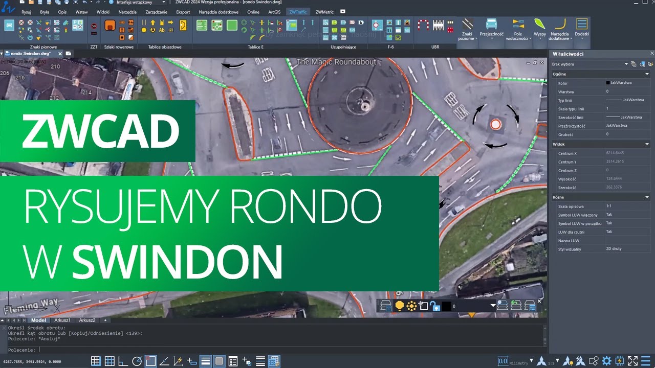 Rysujemy w ZWTraffic magiczne rondo w Swindon