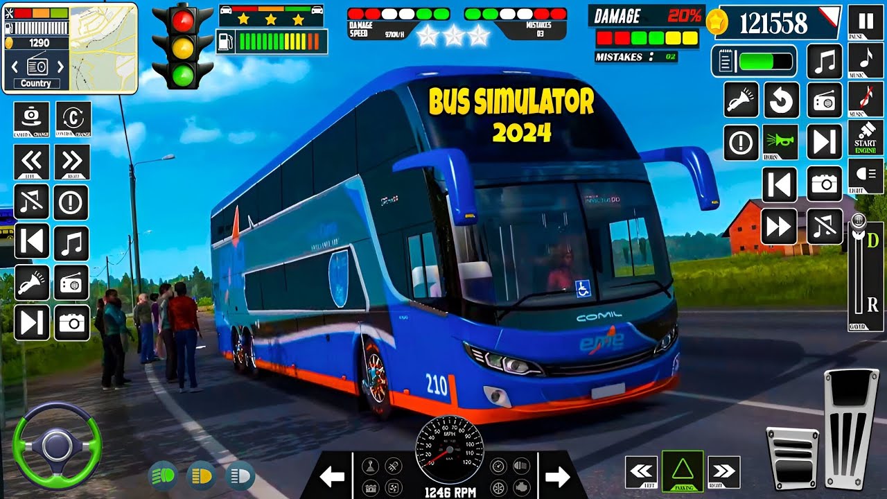 IMPOSSIBLE BUS MEGA RAMP STUNT DRIVING | BUS SIMULATOR STUNT GAME ...