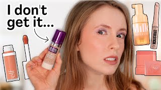 WHY IS THIS VIRAL..? Testing NEW Makeup (Covergirl Simply Ageless, Milk Cloud Glow Primer & more!)