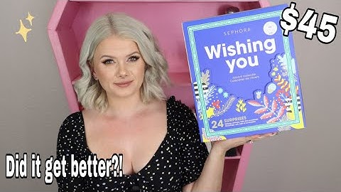 SEPHORA ADVENT CALENDAR 2022 | SEPHORA WISHING YOU ADVENT CALENDAR UNBOXING | Vanessa Lopez
